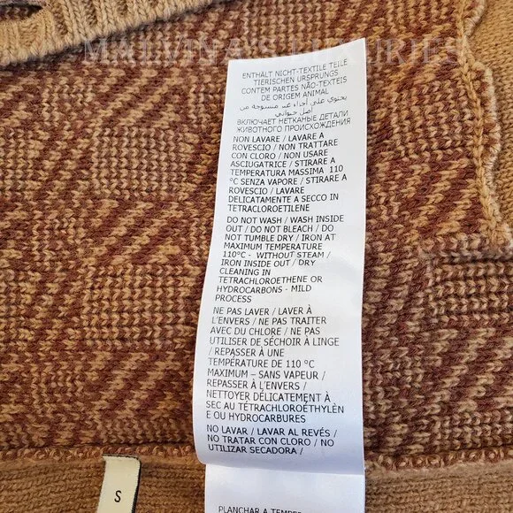 GUCCI MENS SWEATER Ha Ha Ha Harry Styles SQUARE G LOGO CARDIGAN sz S / SMALL - Picture 14 of 15